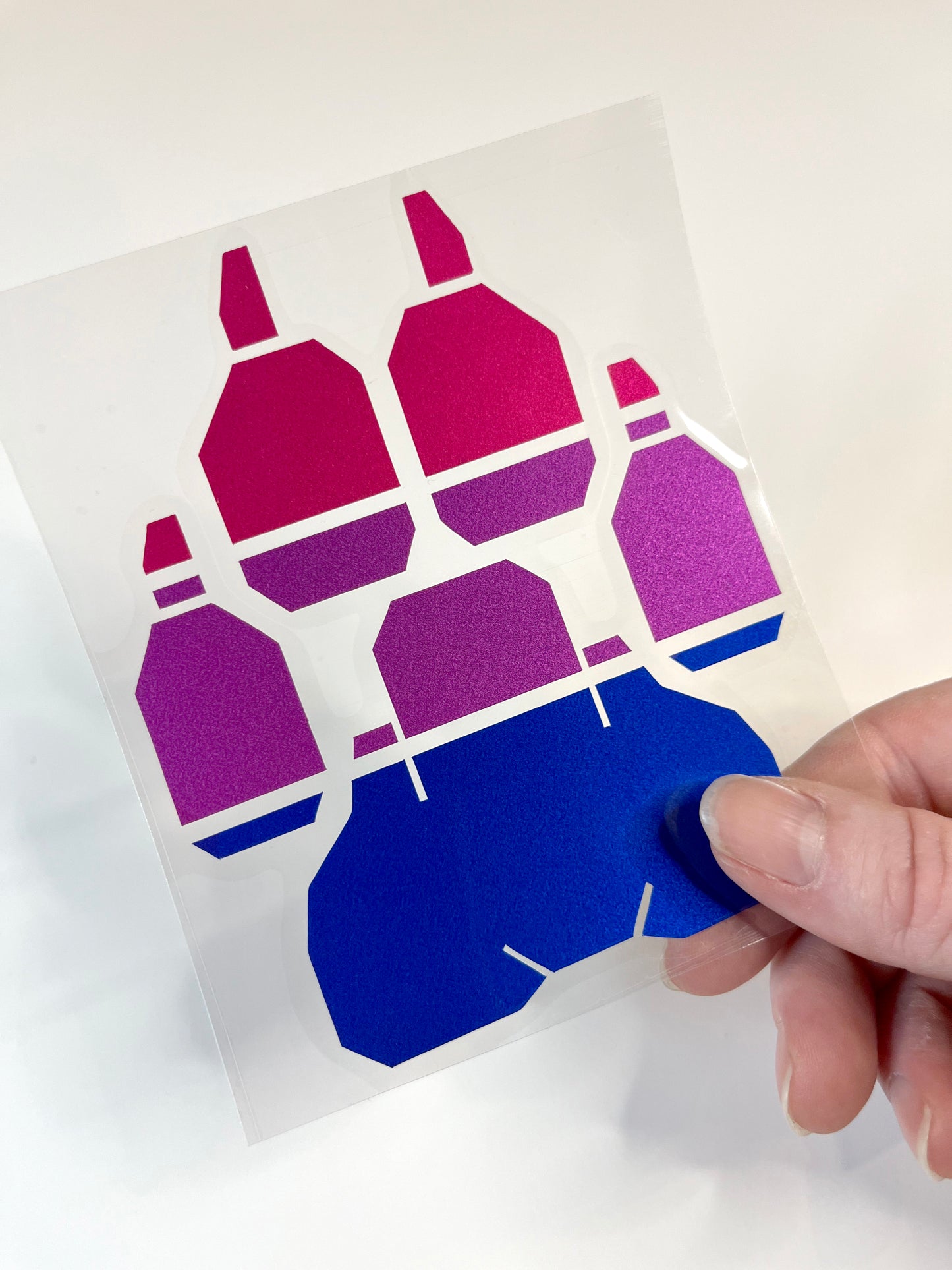 Bi Pride Paw Decal