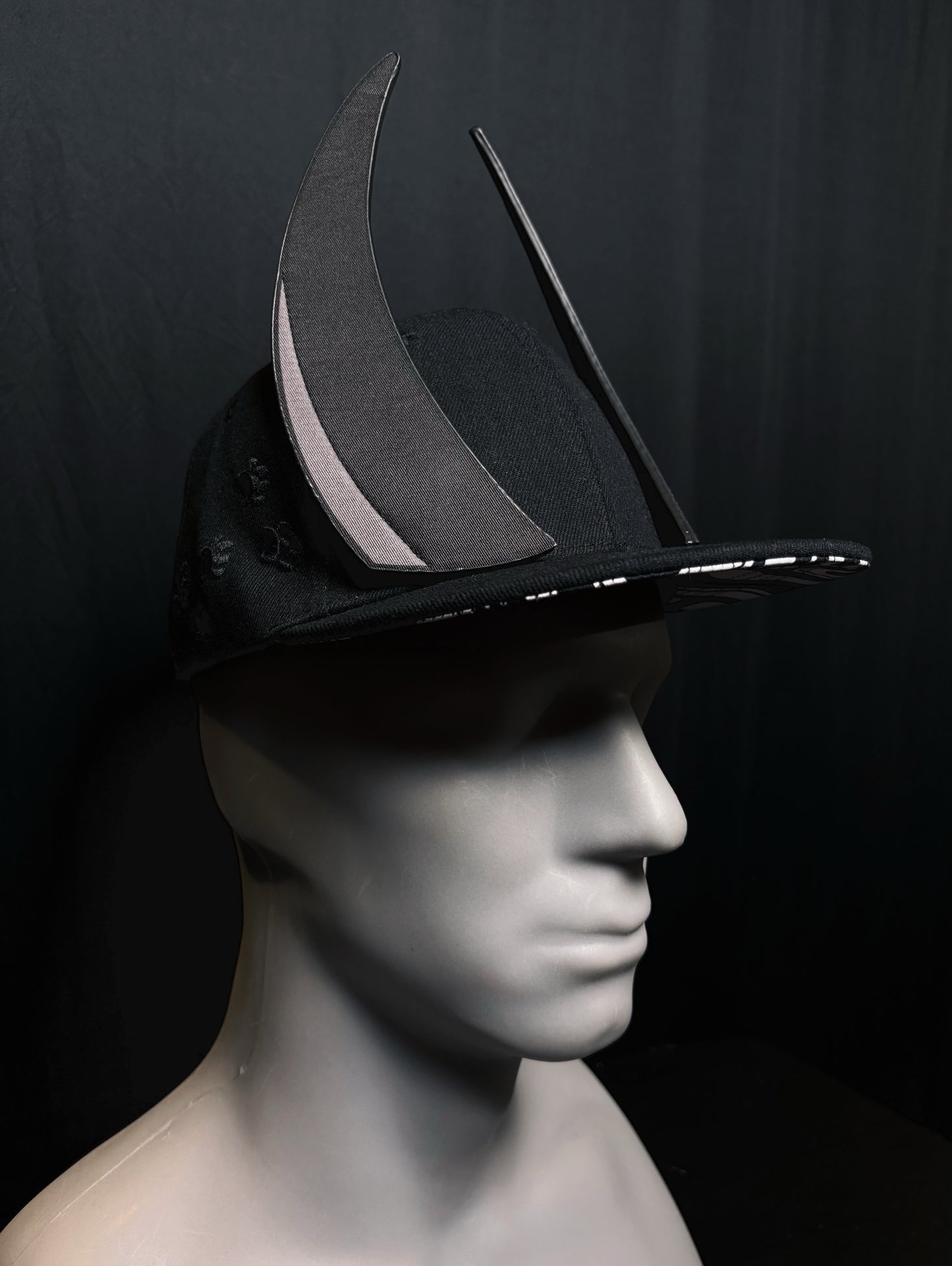 Black Curved Horns