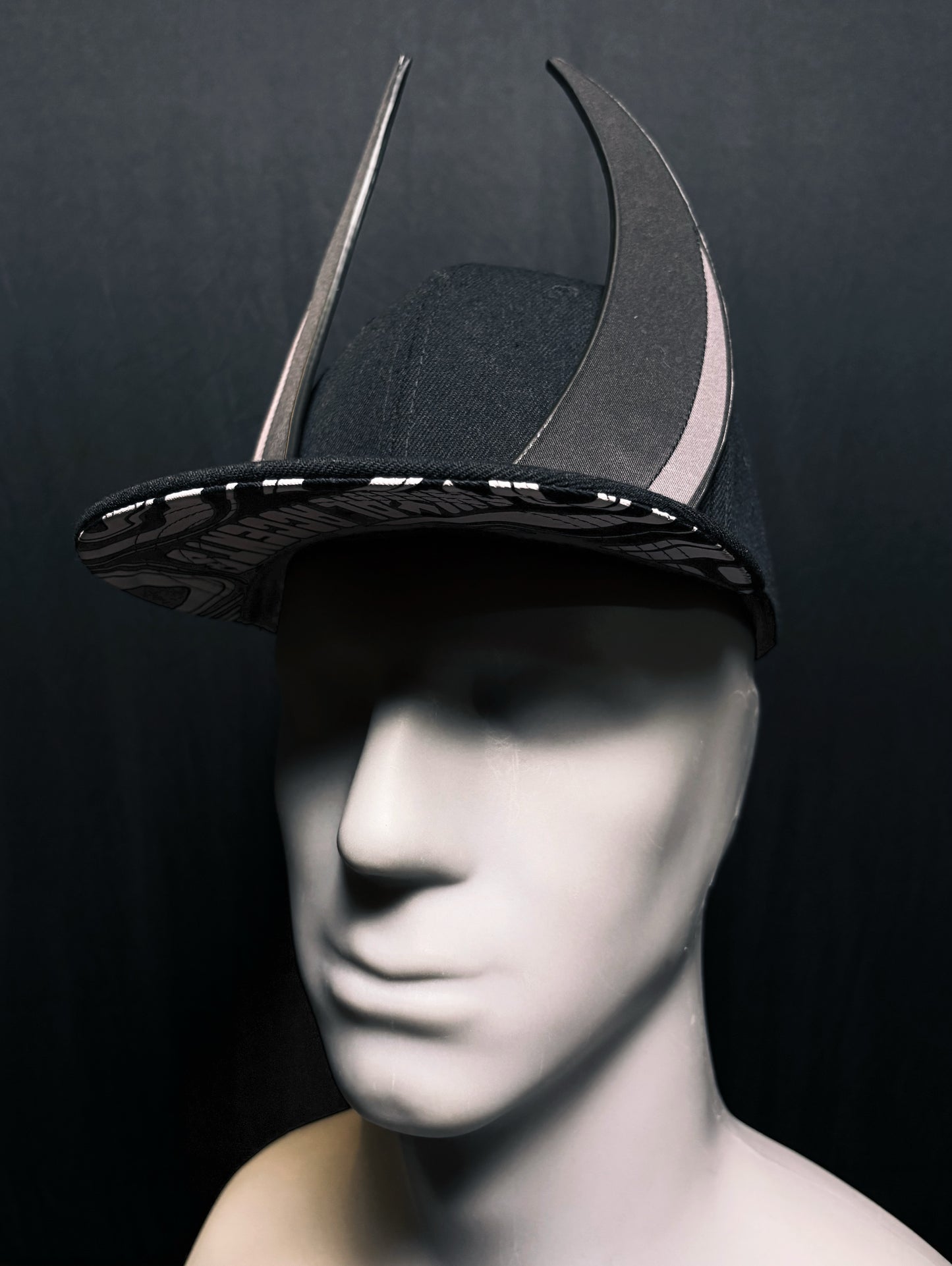 Black Curved Horns