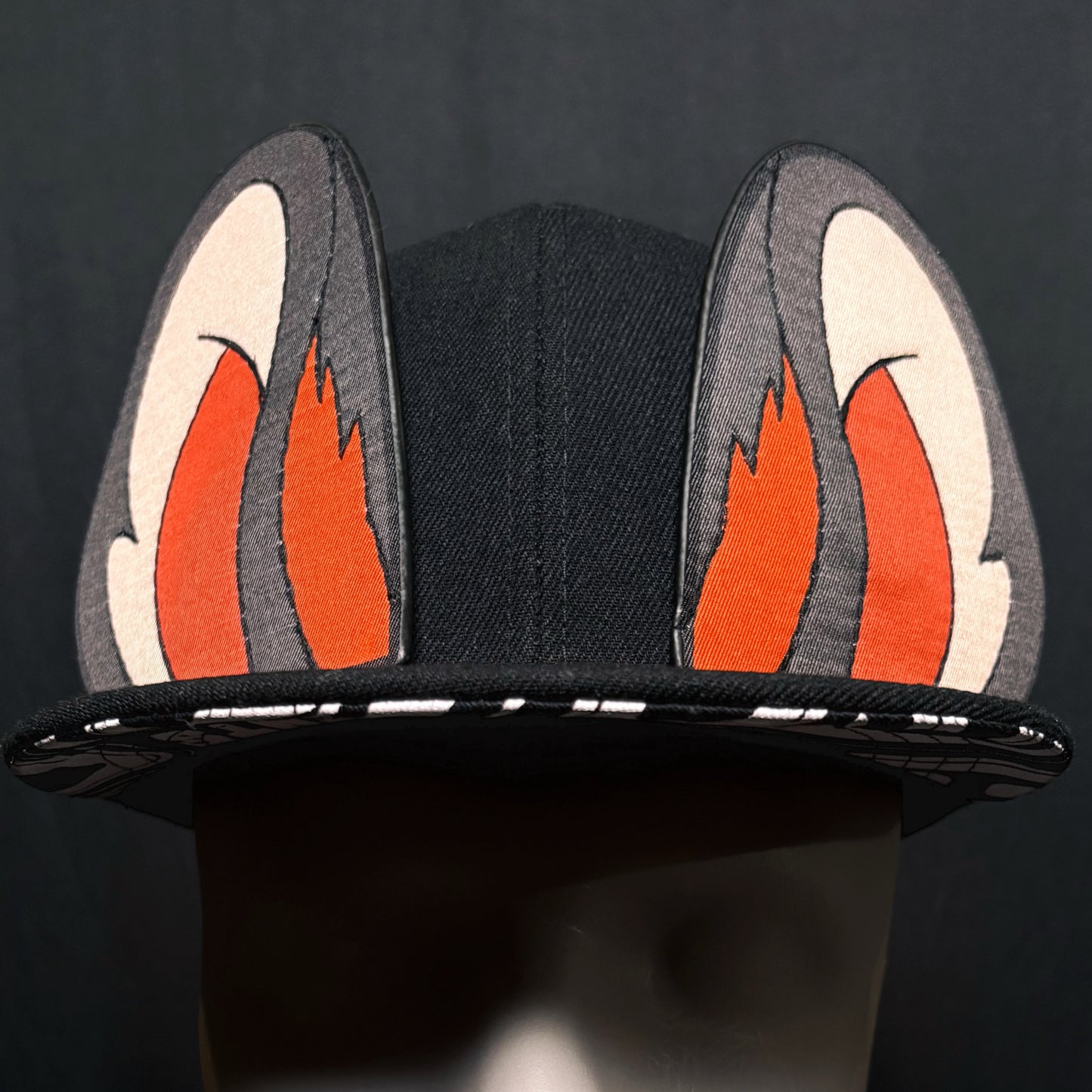 Orange Big Cat Ears