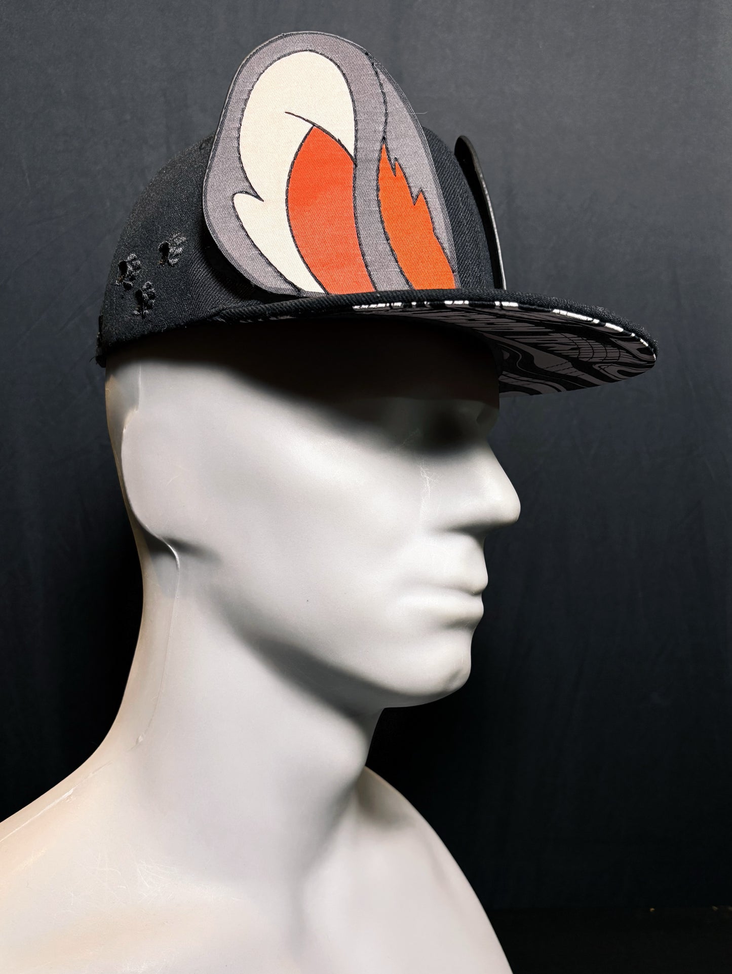 Orange Big Cat Ears