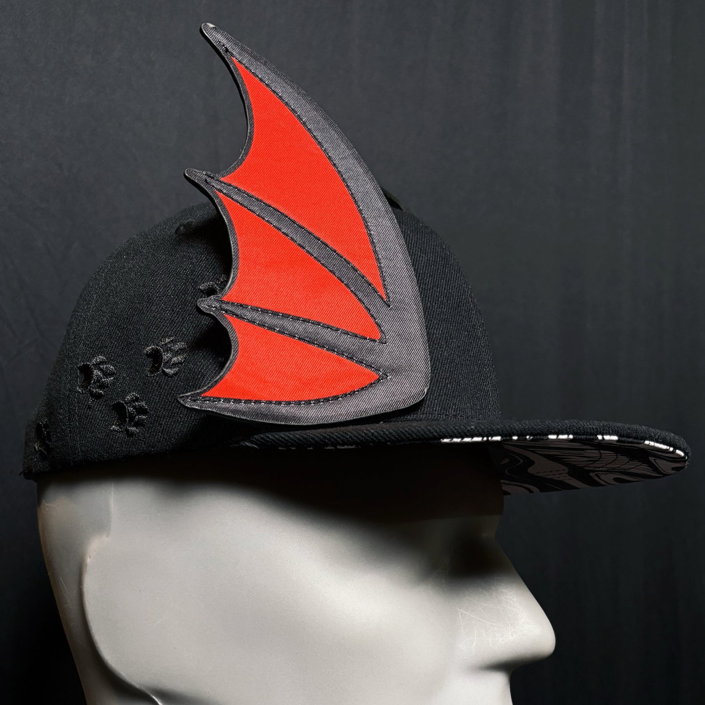 Black & Red Fins