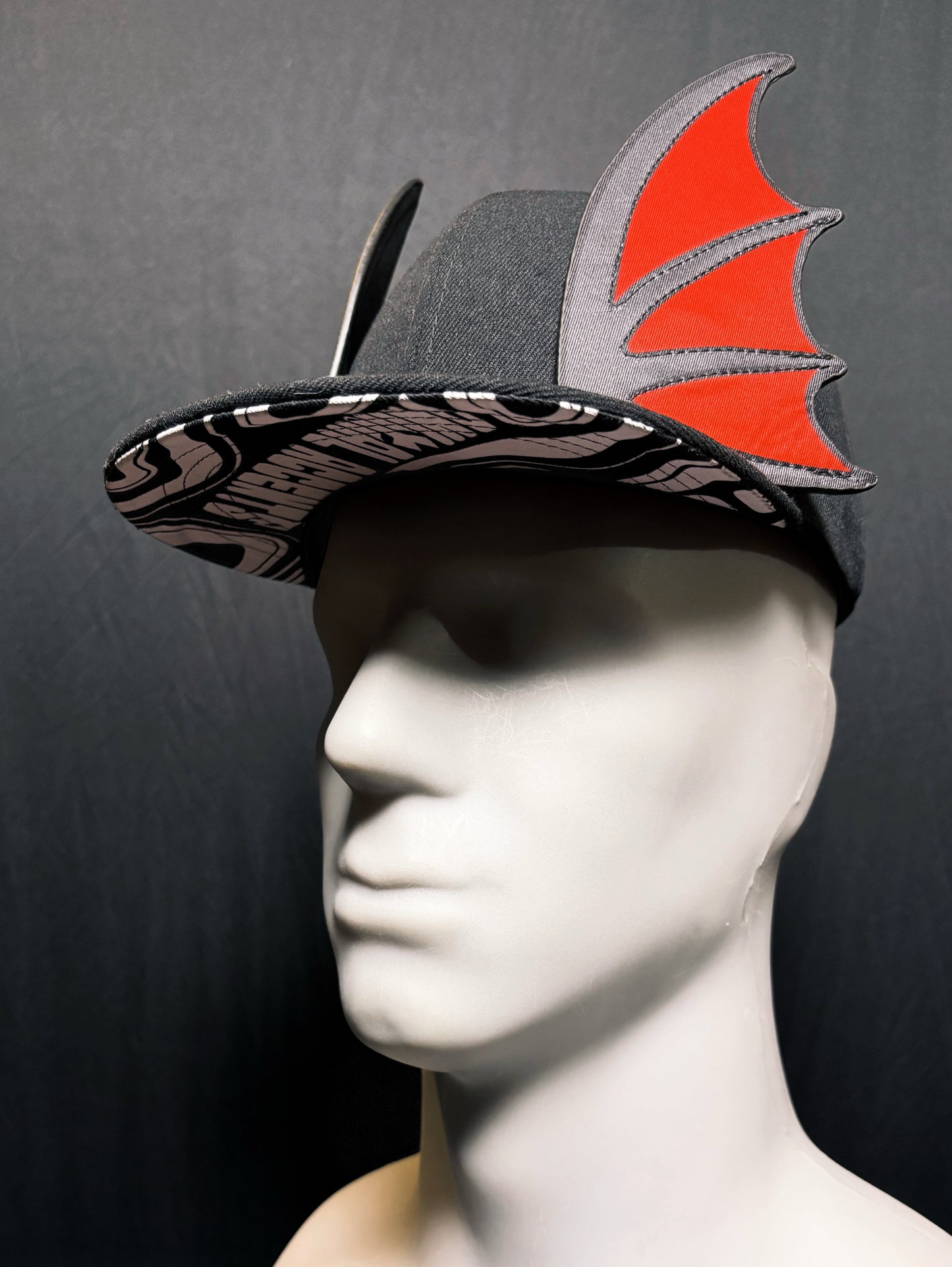 Black & Red Fins